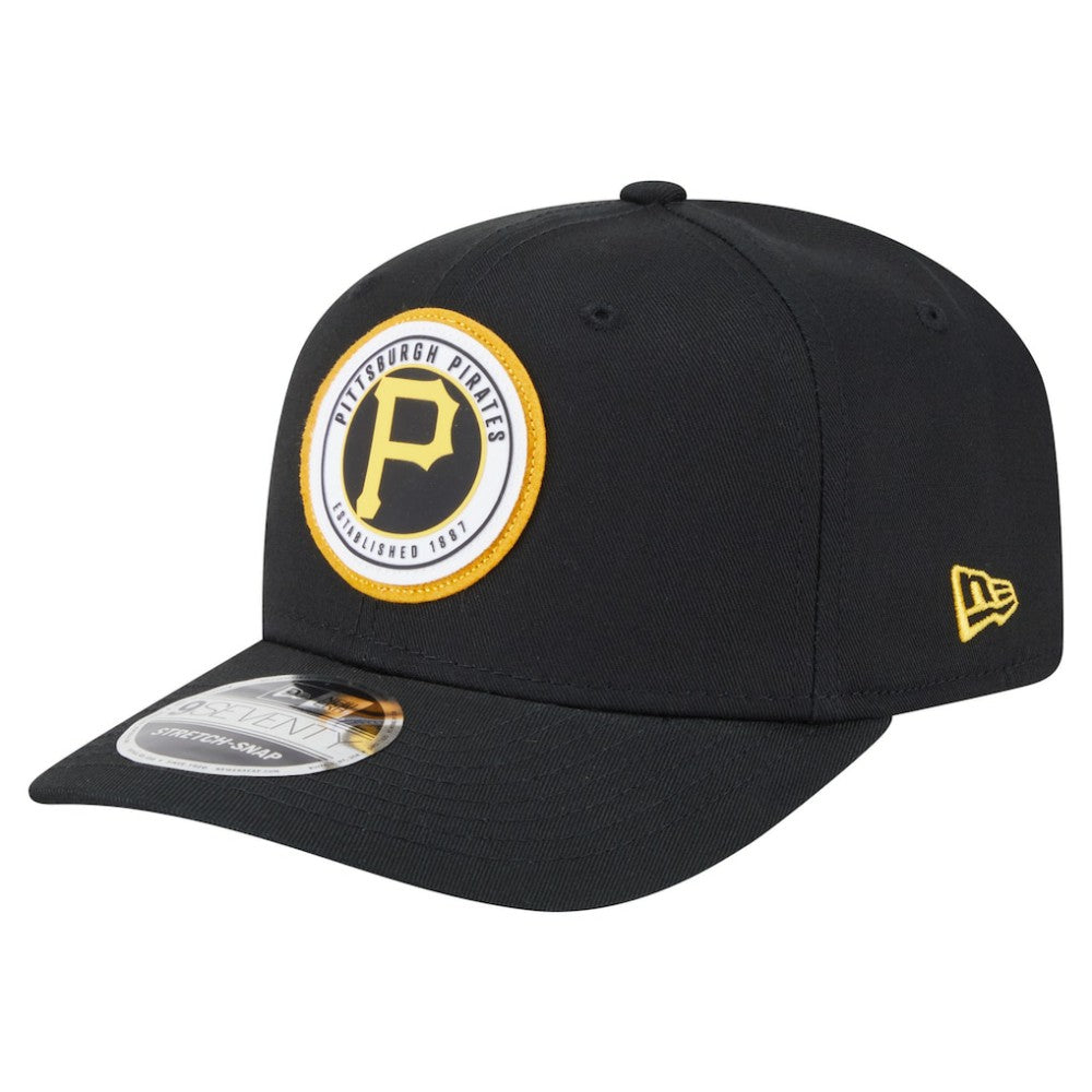Pittsburgh Pirates New Era Circle Patch 9SEVENTY Stretch-Snap Hat | MLB Shop