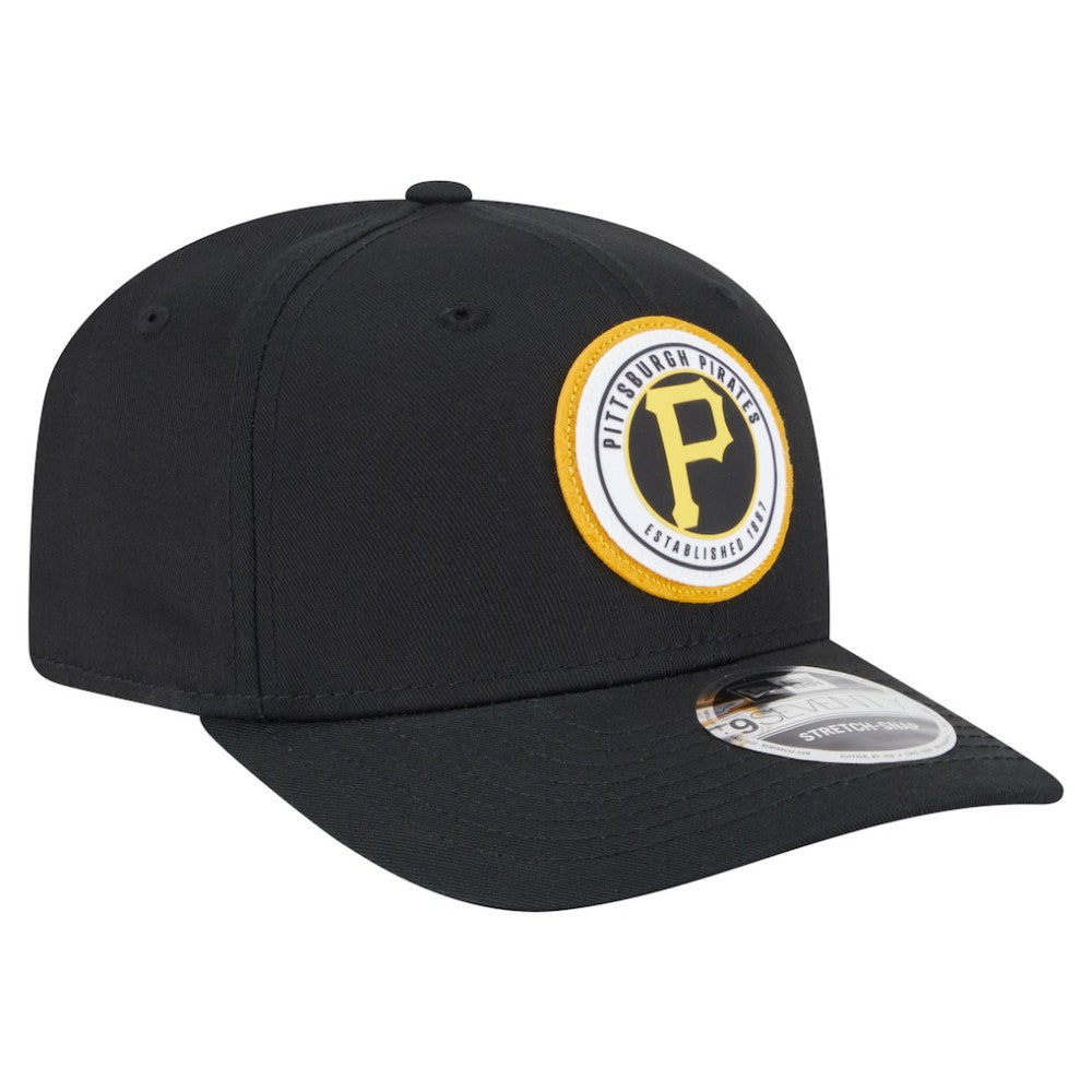 Pittsburgh Pirates New Era Circle Patch 9SEVENTY Stretch-Snap Hat | MLB Shop