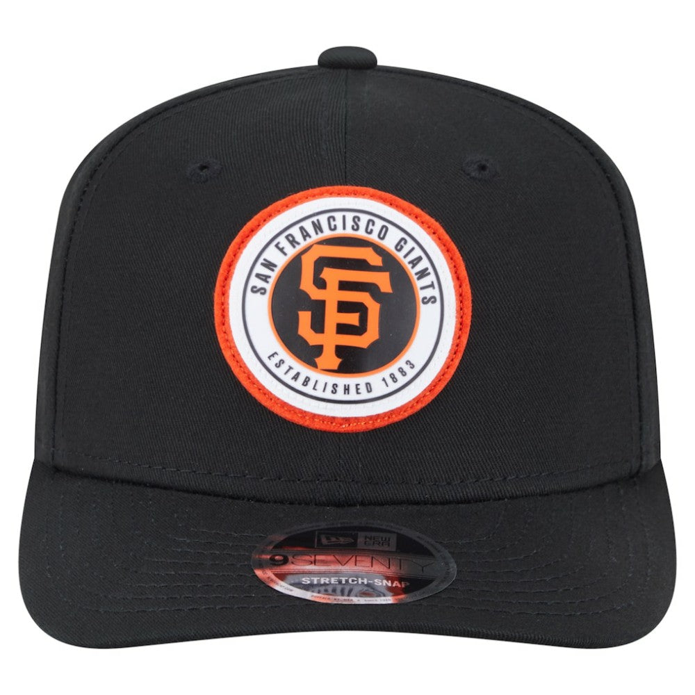 San Francisco Giants New Era Circle Patch 9SEVENTY Stretch-Snap Hat | MLB US