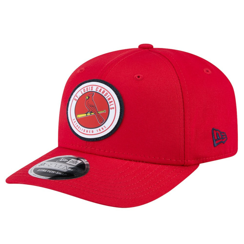 St. Louis Cardinals New Era Circle Patch 9SEVENTY Stretch-Snap Hat | MLB US