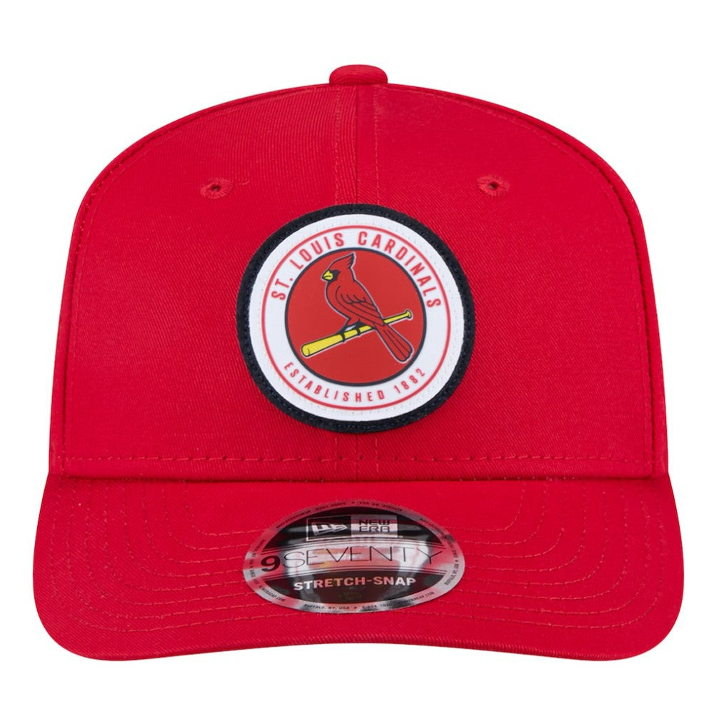 St. Louis Cardinals New Era Circle Patch 9SEVENTY Stretch-Snap Hat | MLB US