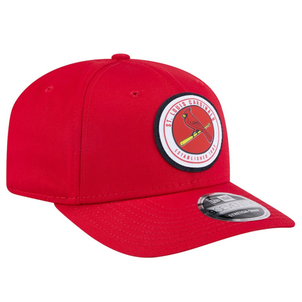 St. Louis Cardinals New Era Circle Patch 9SEVENTY Stretch-Snap Hat | MLB US