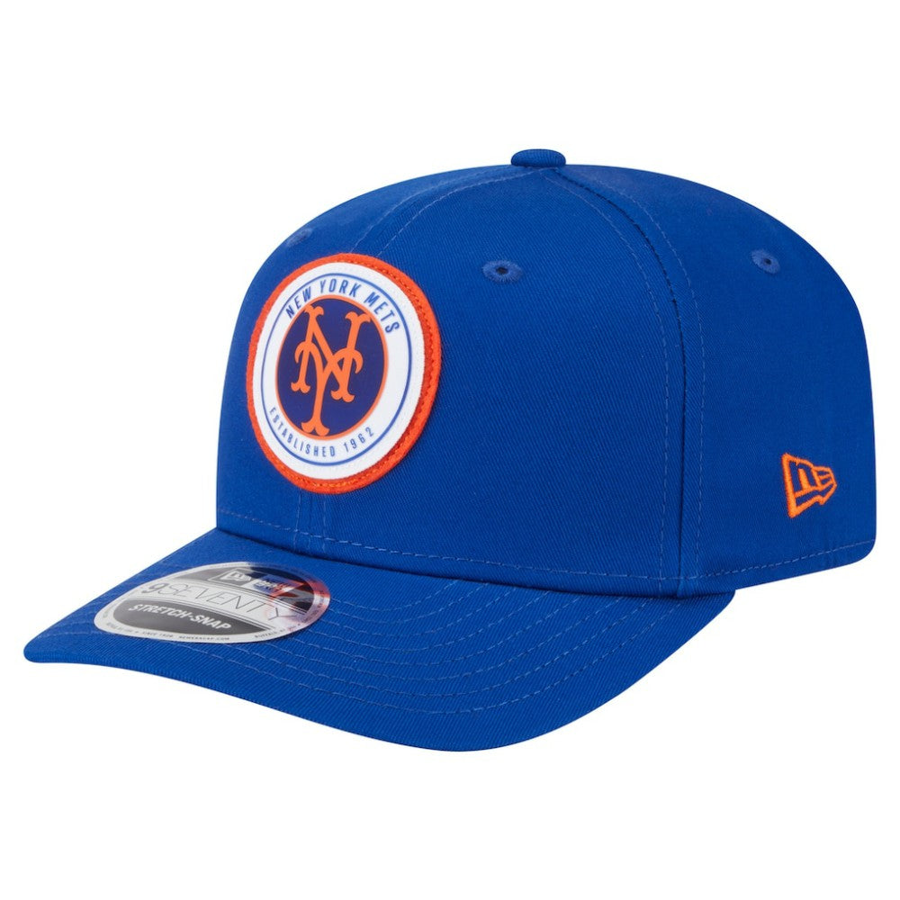 New York Mets New Era Circle Patch 9SEVENTY Stretch-Snap Hat | MLB Near me