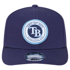 Tampa Bay Rays New Era Circle Patch 9SEVENTY Stretch-Snap Hat | MLB Sale