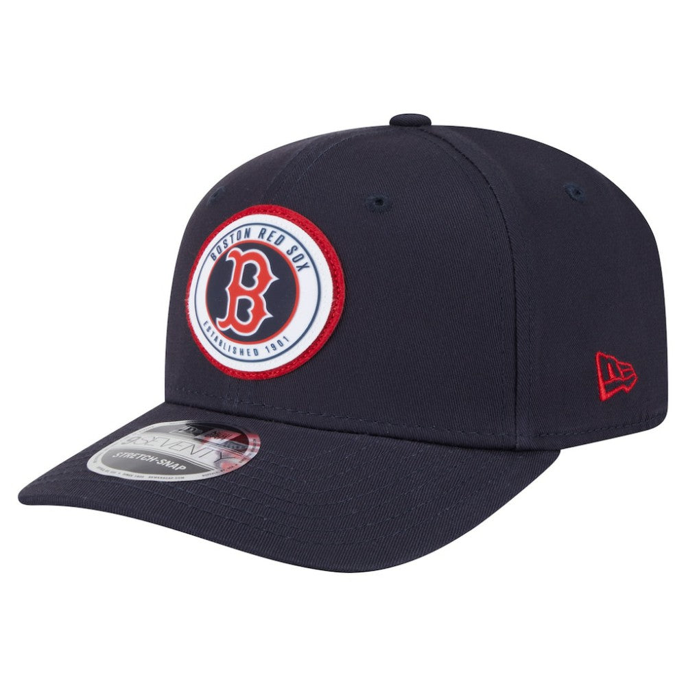 Boston Red Sox New Era Circle Patch 9SEVENTY Stretch-Snap Hat | MLB Online