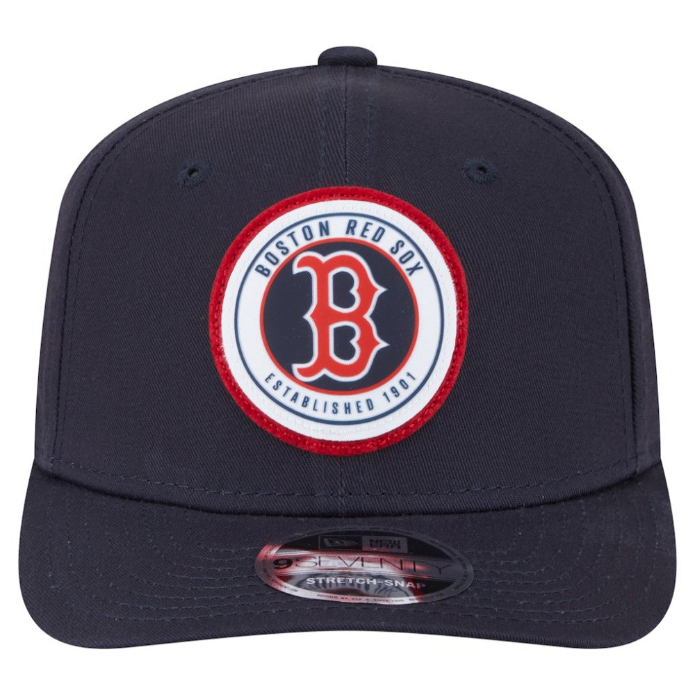 Boston Red Sox New Era Circle Patch 9SEVENTY Stretch-Snap Hat | MLB Online