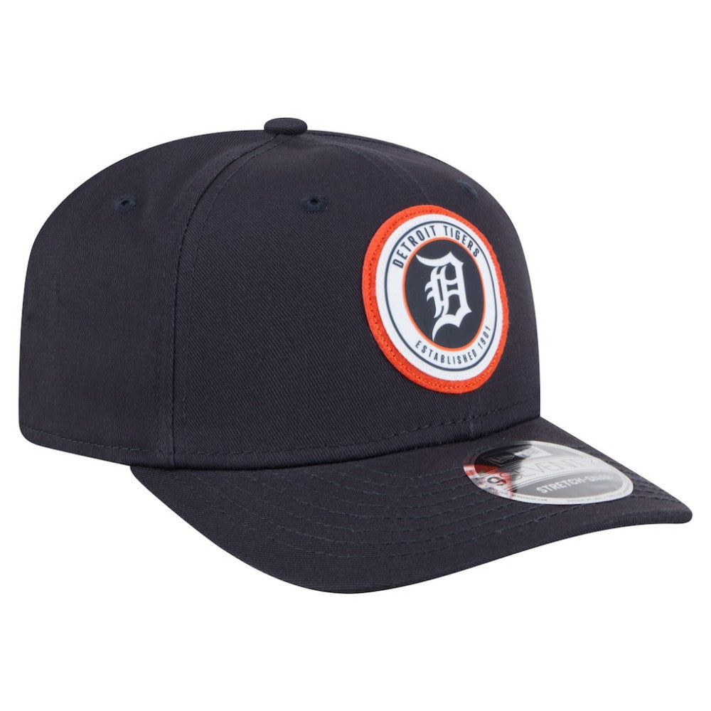 Detroit Tigers New Era Circle Patch 9SEVENTY Stretch-Snap Hat | MLB US