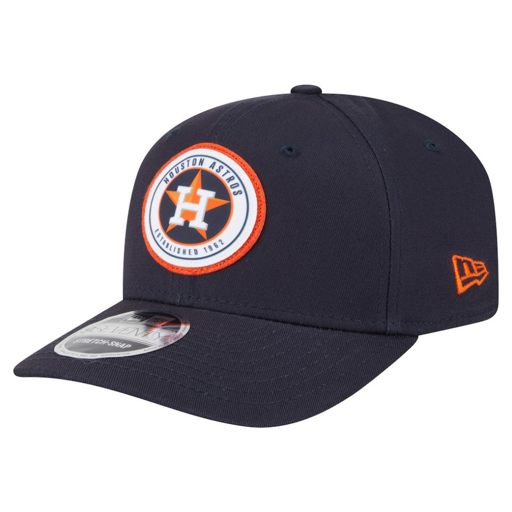 Houston Astros New Era Circle Patch 9SEVENTY Stretch-Snap Hat | MLB For sale
