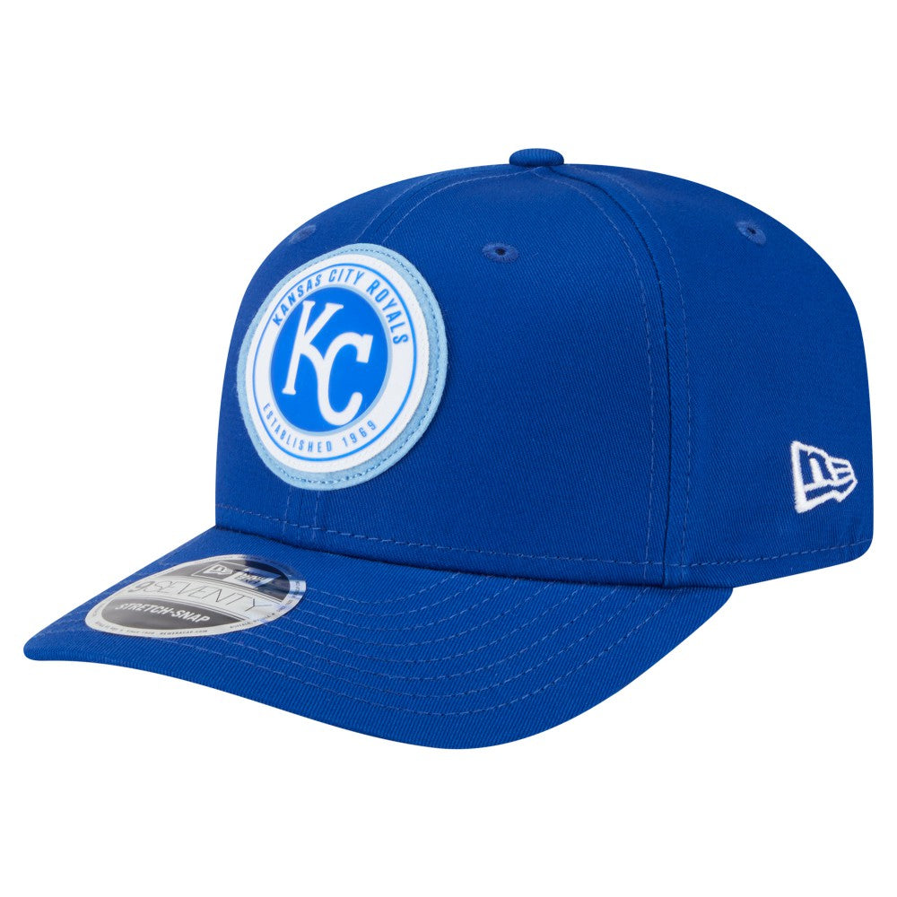 Kansas City Royals New Era Circle Patch 9SEVENTY Stretch-Snap Hat | MLB Online