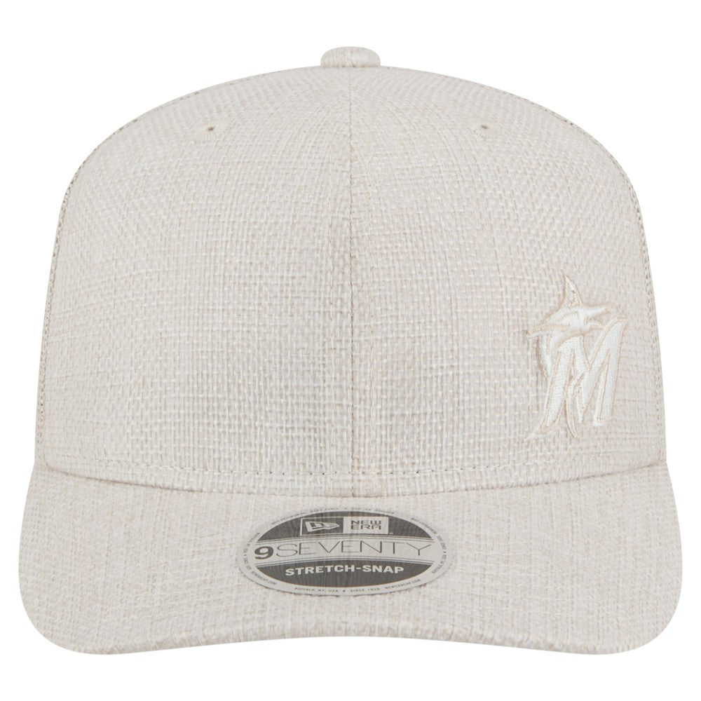Miami Marlins New Era Flawless 9SEVENTY Stretch-Snap Hat | MLB On Sale