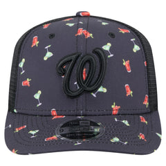 Washington Nationals New Era Adventure Drinks Pattern 9SEVENTY Stretch-Snap Hat | MLB Sale