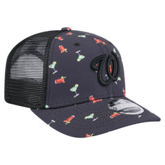 Washington Nationals New Era Adventure Drinks Pattern 9SEVENTY Stretch-Snap Hat | MLB Sale