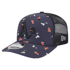 Athletics New Era Adventure Drinks Pattern 9SEVENTY Stretch-Snap Hat | MLB On Sale