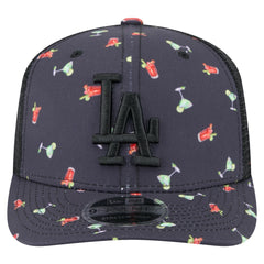 Los Angeles Dodgers New Era Adventure Drinks Pattern 9SEVENTY Stretch-Snap Hat | MLB Sale