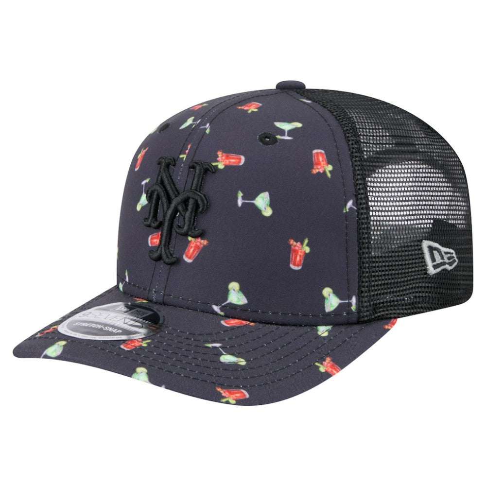 New York Mets New Era Adventure Drinks Pattern 9SEVENTY Stretch-Snap Hat | MLB Online