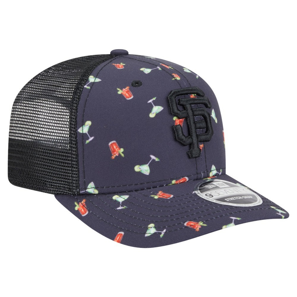 San Francisco Giants New Era Adventure Drinks Pattern 9SEVENTY Stretch-Snap Hat | MLB Near me