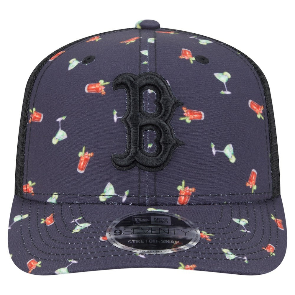 Boston Red Sox New Era Adventure Drinks Pattern 9SEVENTY Stretch-Snap Hat | MLB Shop