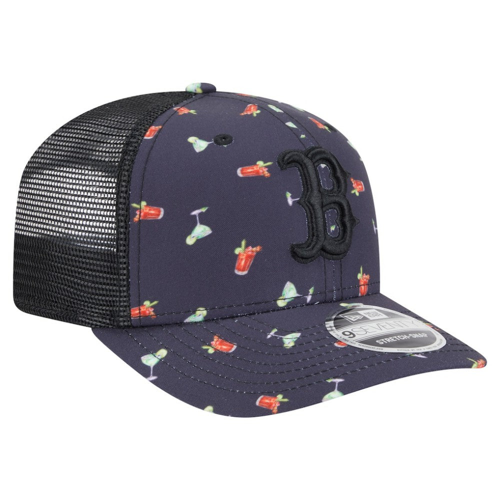 Boston Red Sox New Era Adventure Drinks Pattern 9SEVENTY Stretch-Snap Hat | MLB Shop