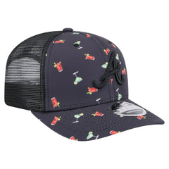 Atlanta Braves New Era Adventure Drinks Pattern 9SEVENTY Stretch-Snap Hat | MLB Shop