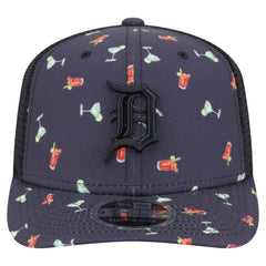 Detroit Tigers New Era Adventure Drinks Pattern 9SEVENTY Stretch-Snap Hat | MLB Outlet