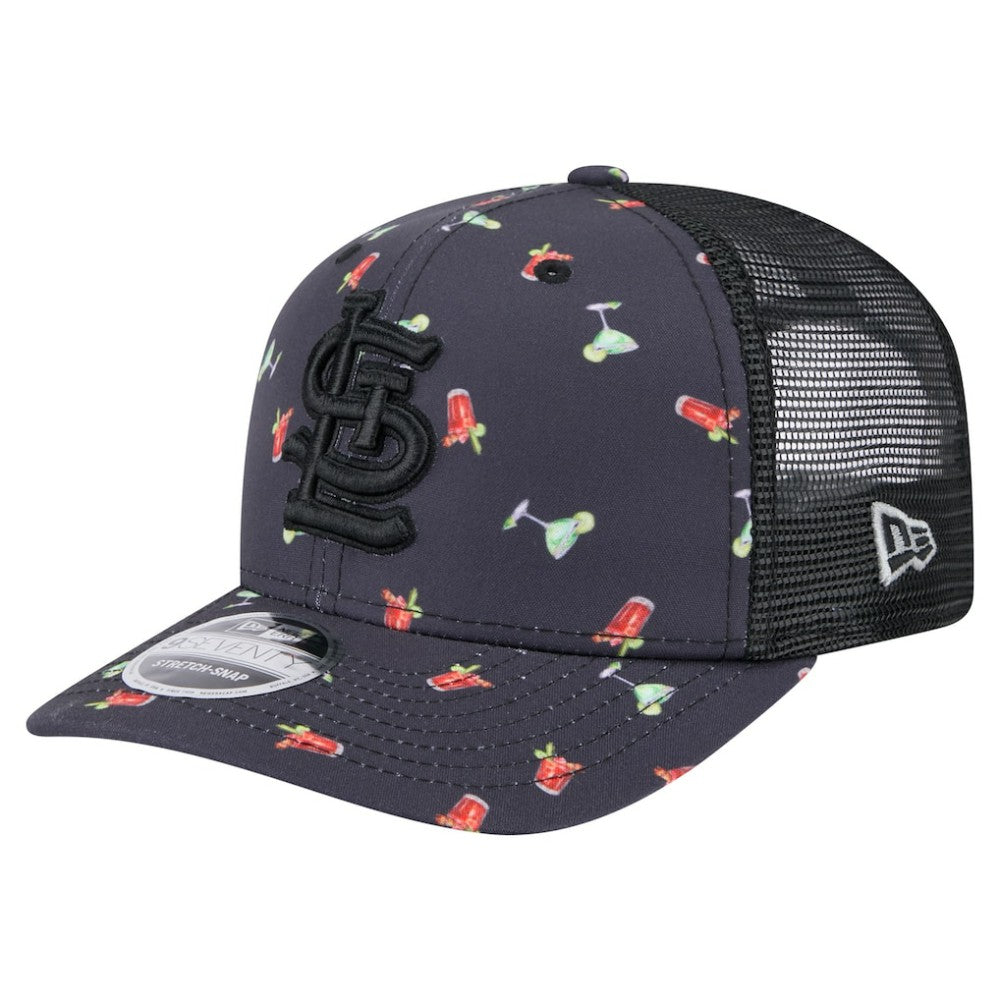 St. Louis Cardinals New Era Adventure Drinks Pattern 9SEVENTY Stretch-Snap Hat | MLB Online