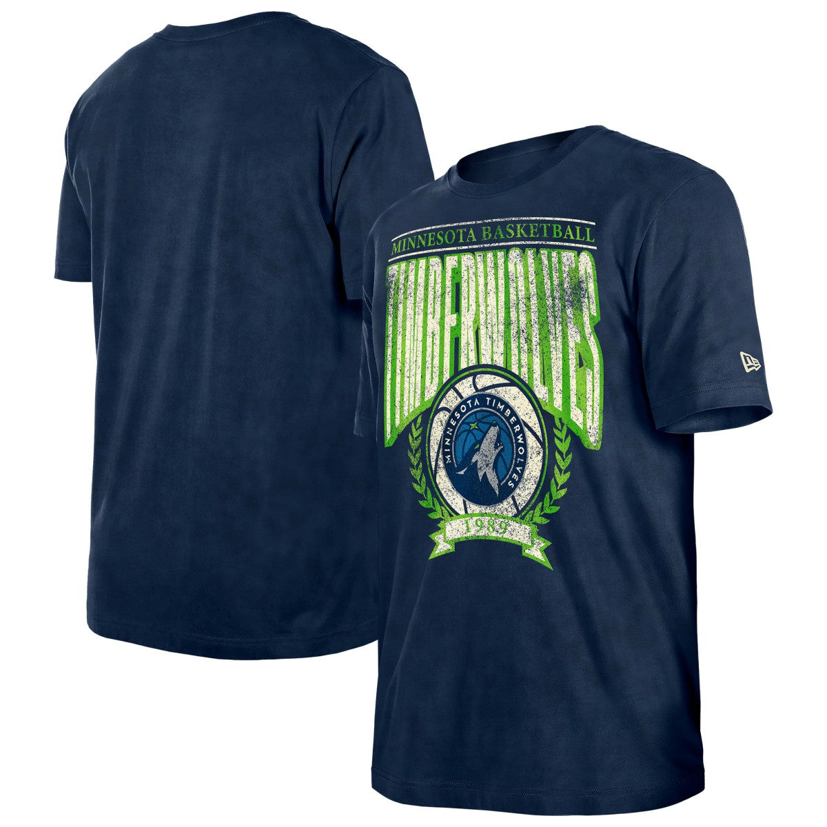Minnesota Timberwolves Throwback Vintage Boxy Mineral Wash T-Shirt Online