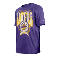 Los Angeles Lakers Throwback Vintage Boxy Mineral Wash T-Shirt Discount