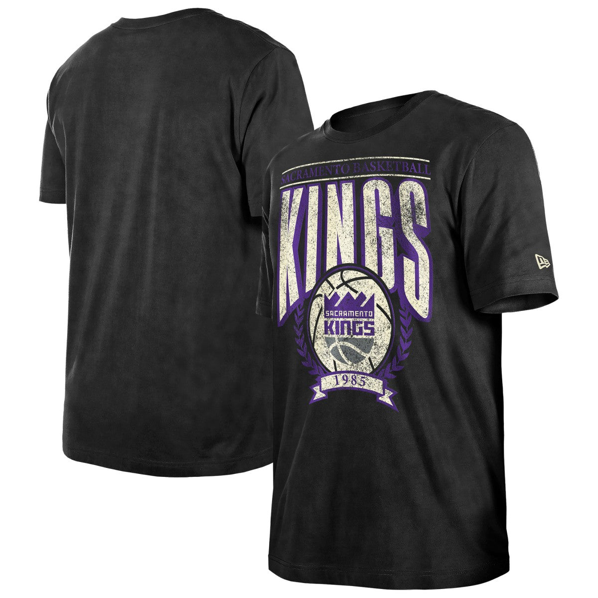 Sacramento Kings Throwback Vintage Boxy Mineral Wash T-Shirt On Sale