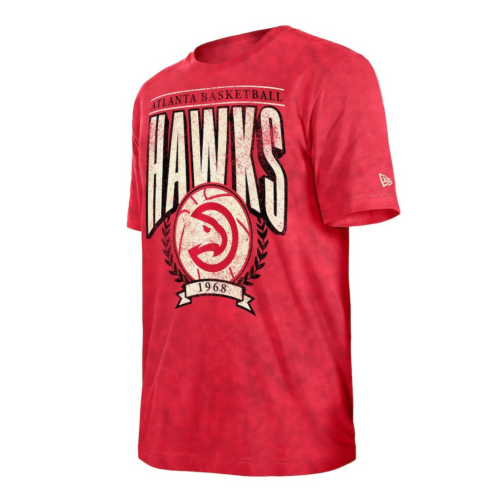 Atlanta Hawks Throwback Vintage Boxy Mineral Wash T-Shirt On Sale