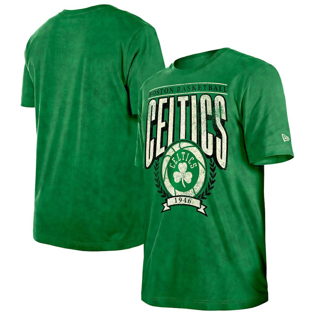 Boston Celtics Throwback Vintage Boxy Mineral Wash T-Shirt On Sale