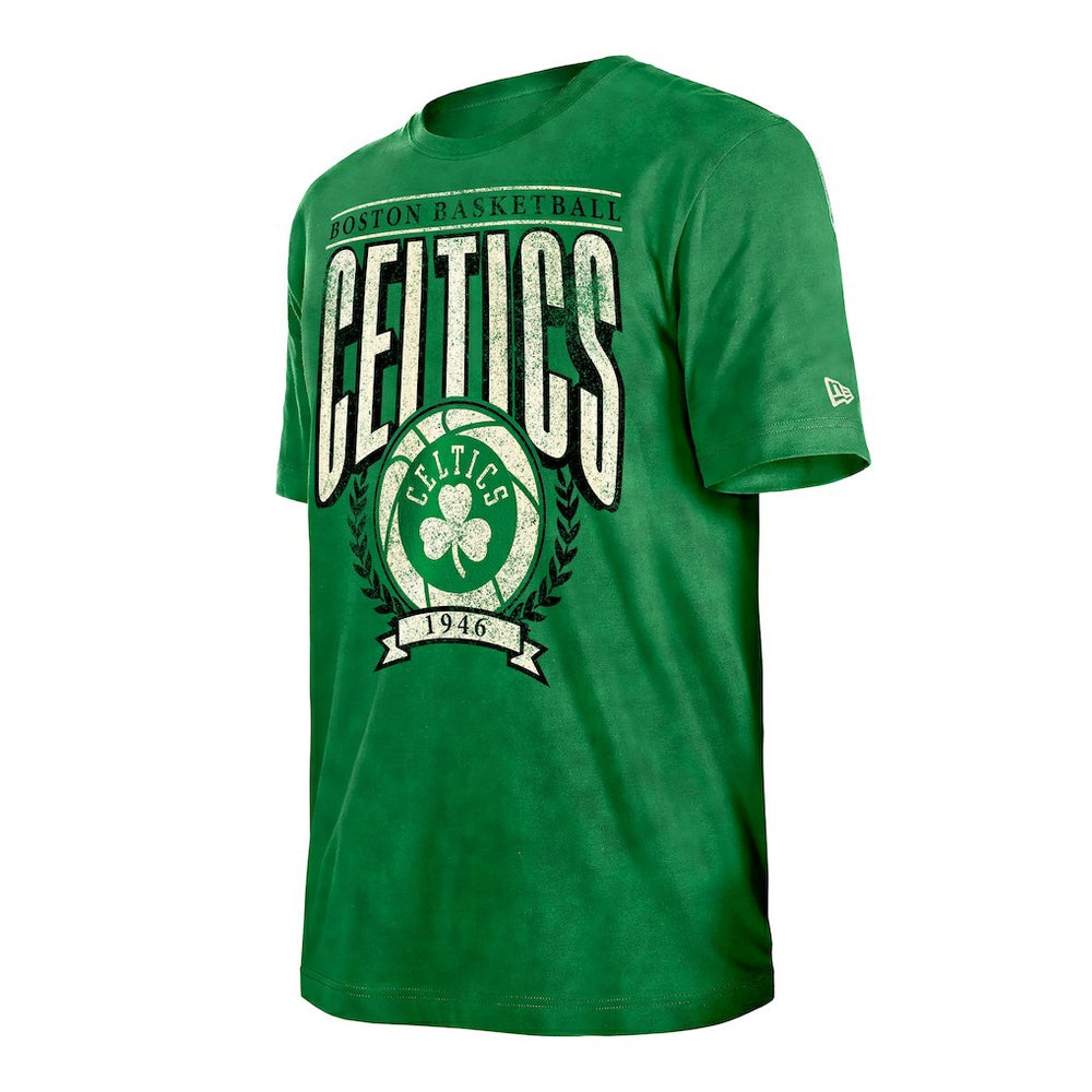 Boston Celtics Throwback Vintage Boxy Mineral Wash T-Shirt On Sale