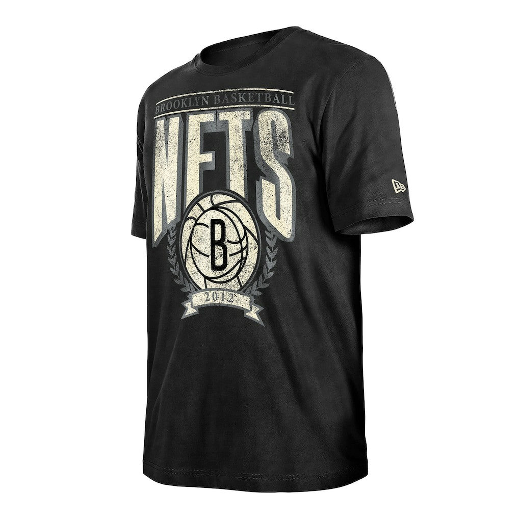 Brooklyn Nets Throwback Vintage Boxy Mineral Wash T-Shirt Discount