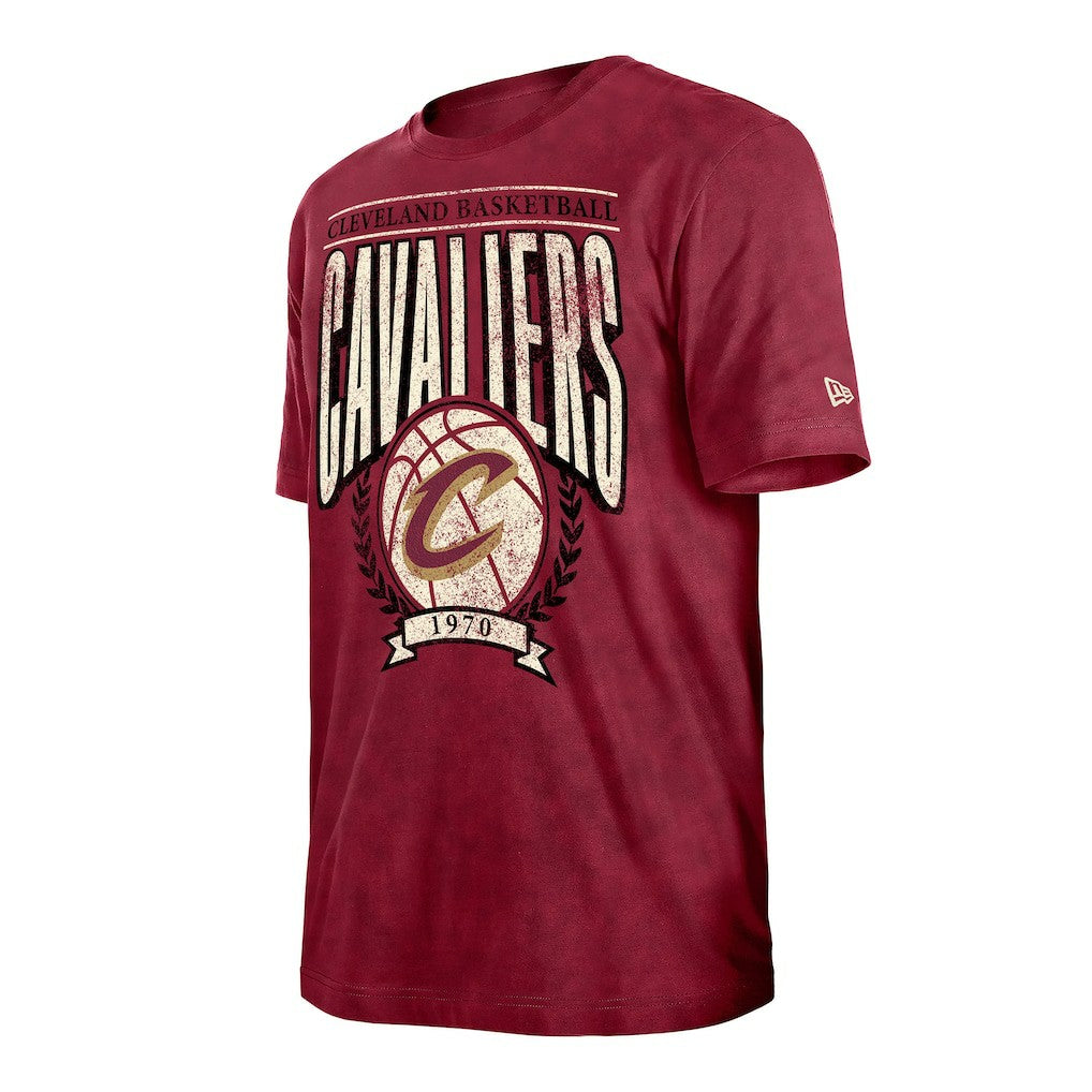 Cleveland Cavaliers Throwback Vintage Boxy Mineral Wash T-Shirt sale Online