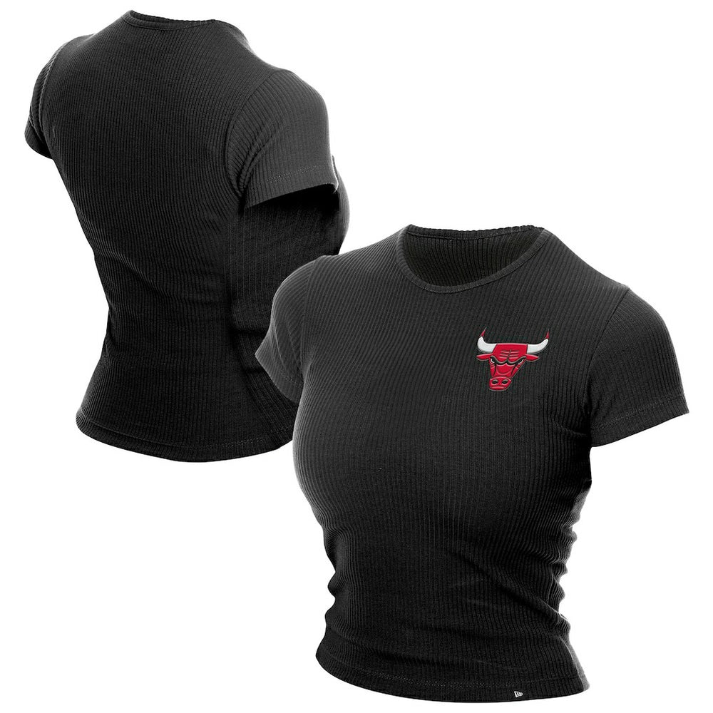 Chicago Bulls Women's Leisure Collection Baby Doll Cropped T-Shirt sale On Sale