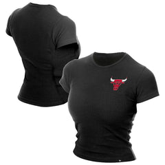 Chicago Bulls Women's Leisure Collection Baby Doll Cropped T-Shirt sale On Sale