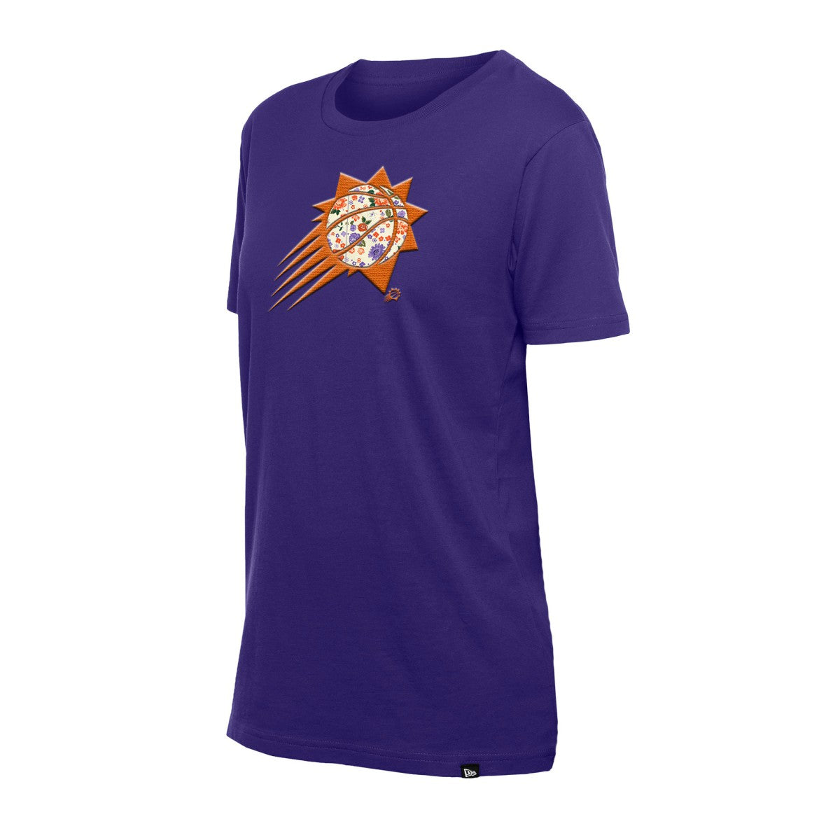 Phoenix Suns Women's Glam Game Flower T-Shirt New