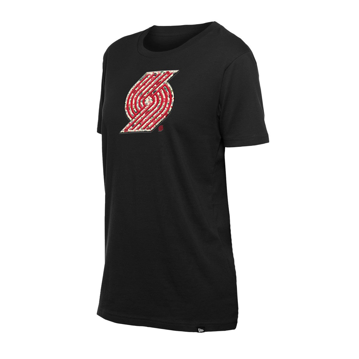 Portland Trail Blazers Women's Glam Game Flower T-Shirt Outlet