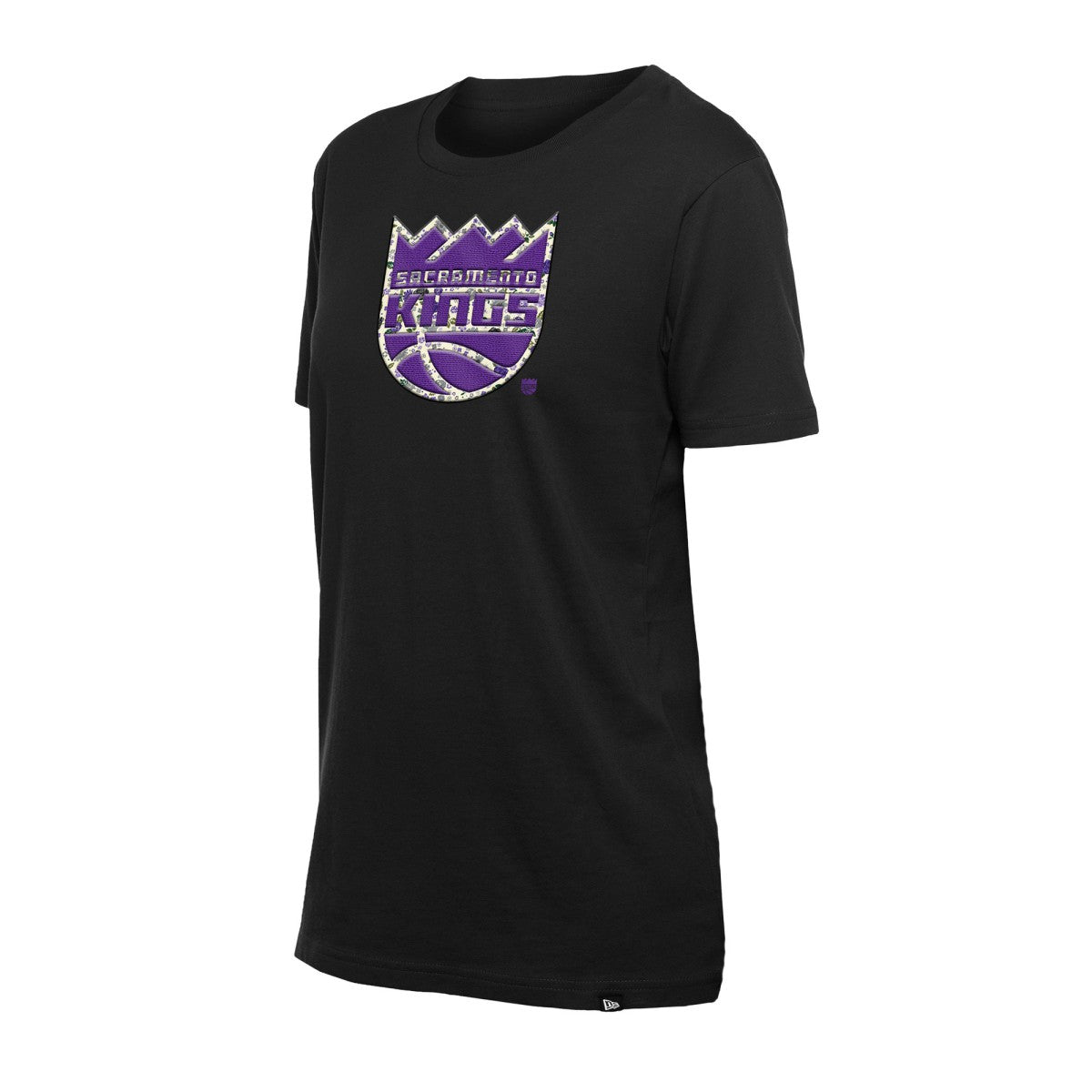 Sacramento Kings Women's Glam Game Flower T-Shirt Online