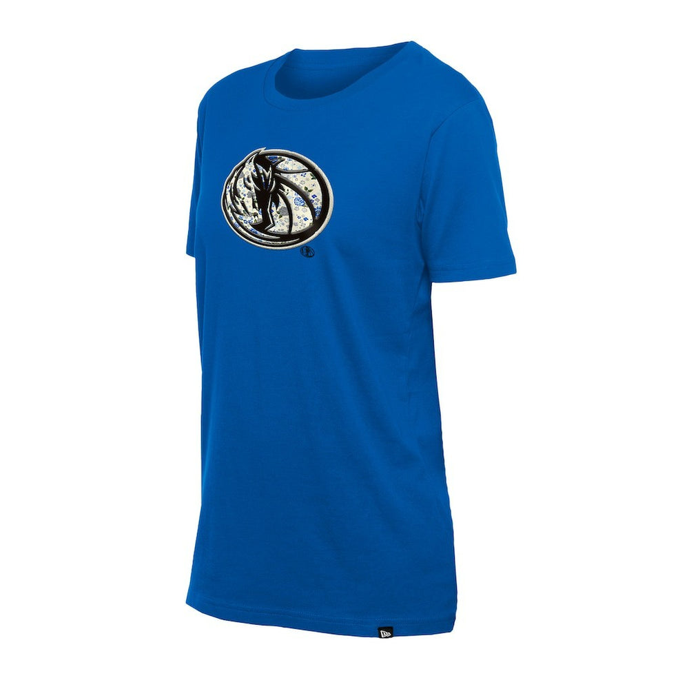 Dallas Mavericks Women's Glam Game Flower T-Shirt sale Online