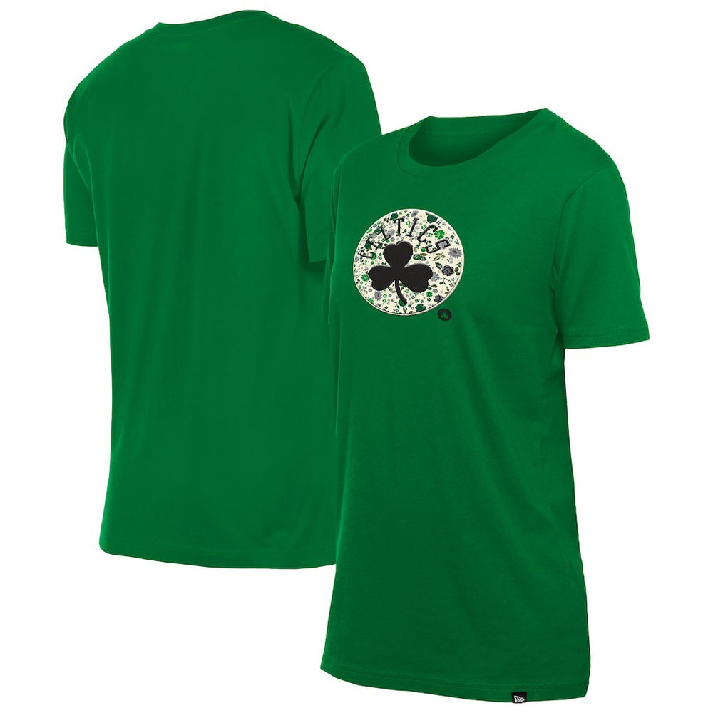 Boston Celtics Women's Glam Game Flower T-Shirt Online