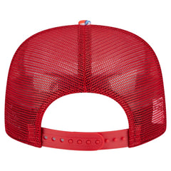 Los Angeles Angels New Era Adventure Pattern Golfer Trucker Snapback Hat | MLB Discount