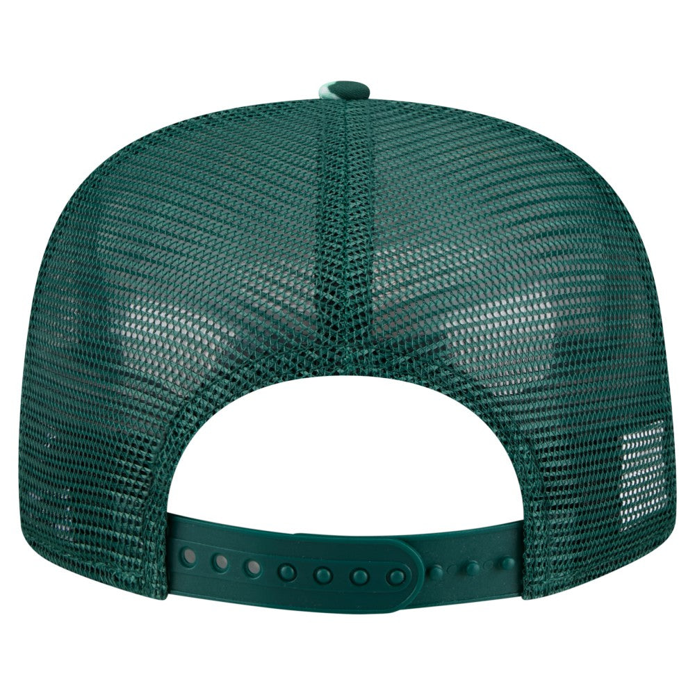 Athletics New Era Adventure Pattern Golfer Trucker Snapback Hat | MLB Near me