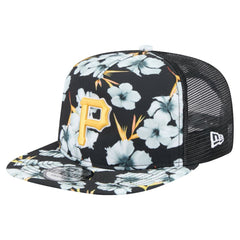 Pittsburgh Pirates New Era Adventure Pattern Golfer Trucker Snapback Hat | MLB New