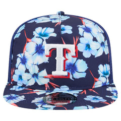 Texas Rangers New Era Adventure Pattern Golfer Trucker Snapback Hat | MLB Online