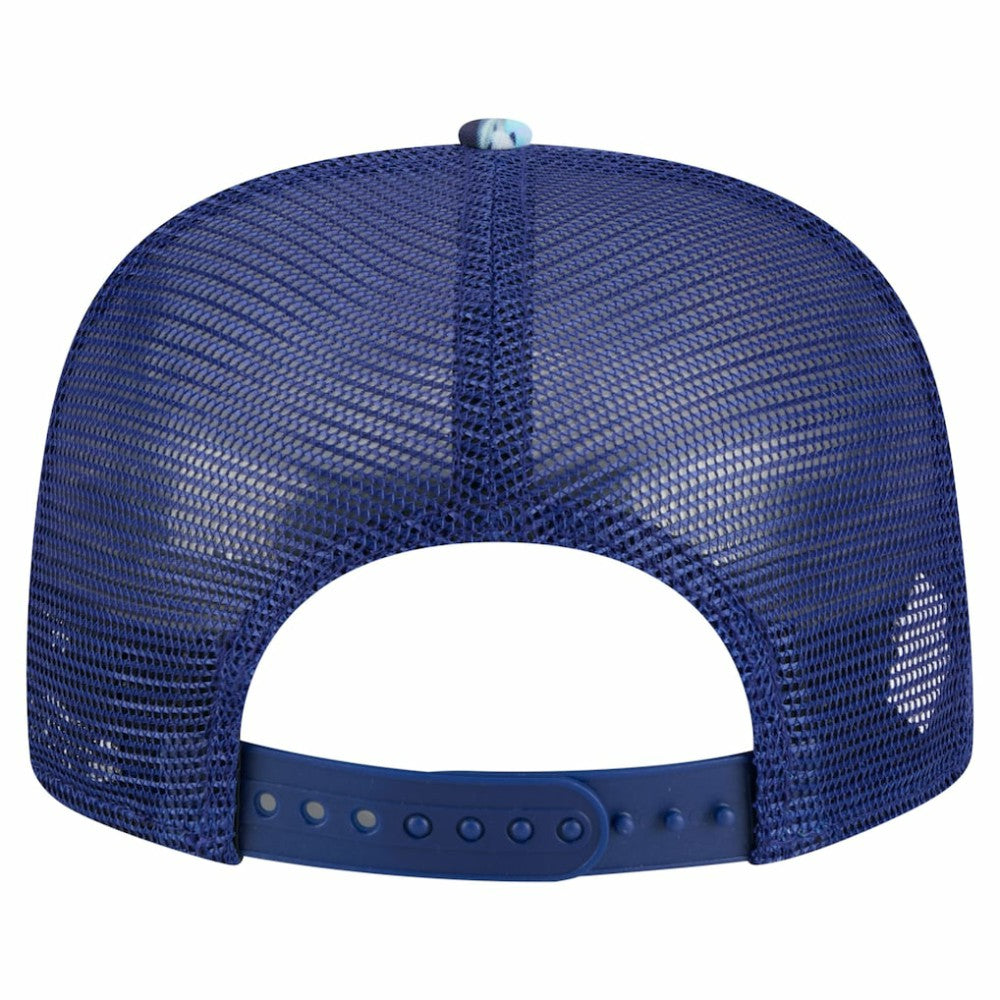 Texas Rangers New Era Adventure Pattern Golfer Trucker Snapback Hat | MLB Online
