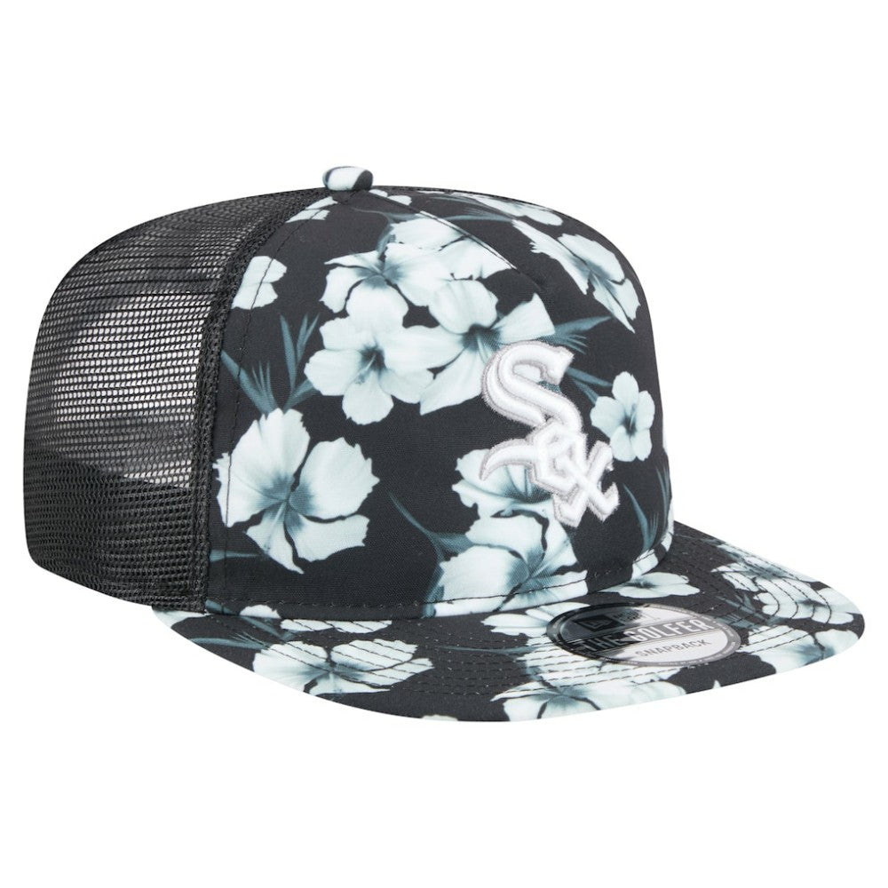 Chicago White Sox New Era Adventure Pattern Golfer Trucker Snapback Hat | MLB For sale