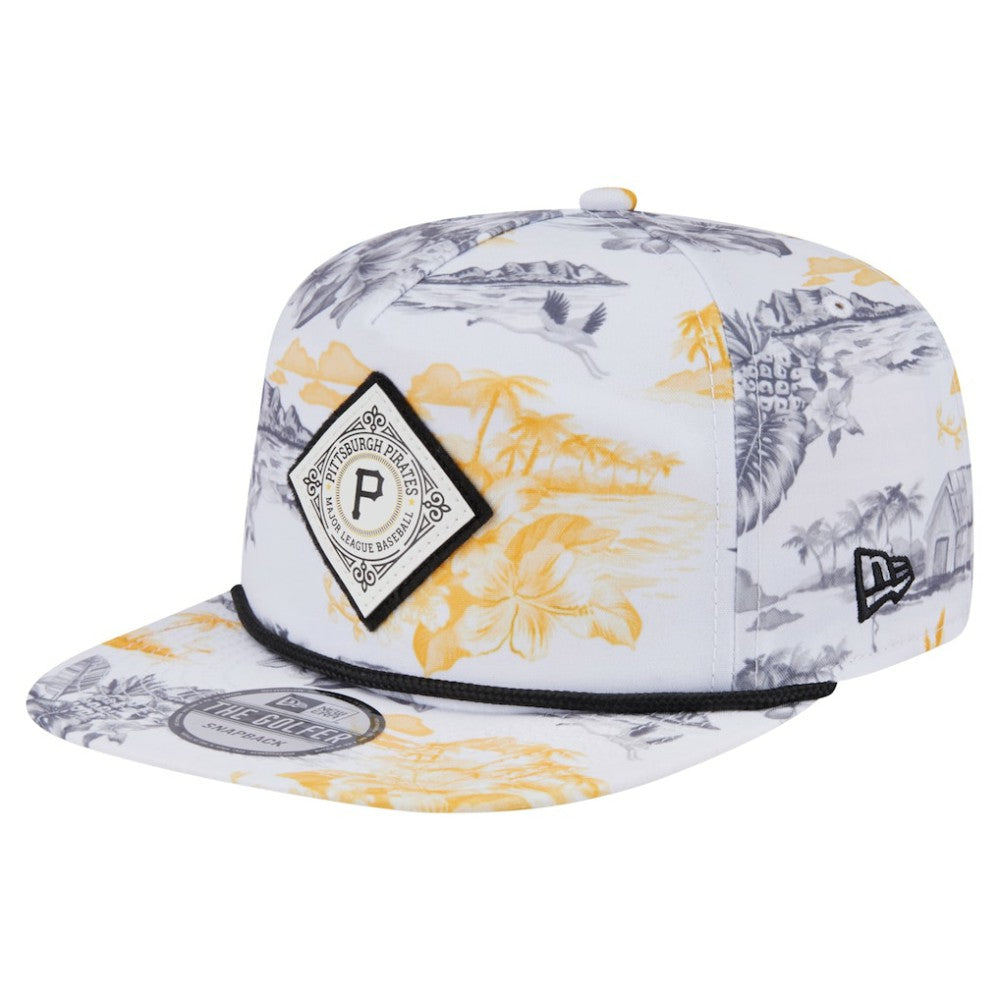 Pittsburgh Pirates New Era Printed Island Golfer Snapback Hat | MLB Shop