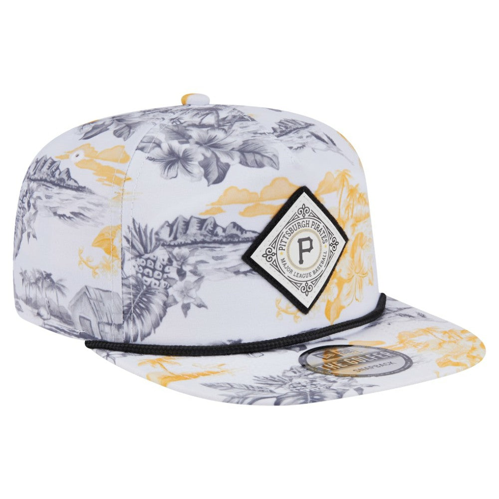 Pittsburgh Pirates New Era Printed Island Golfer Snapback Hat | MLB Shop