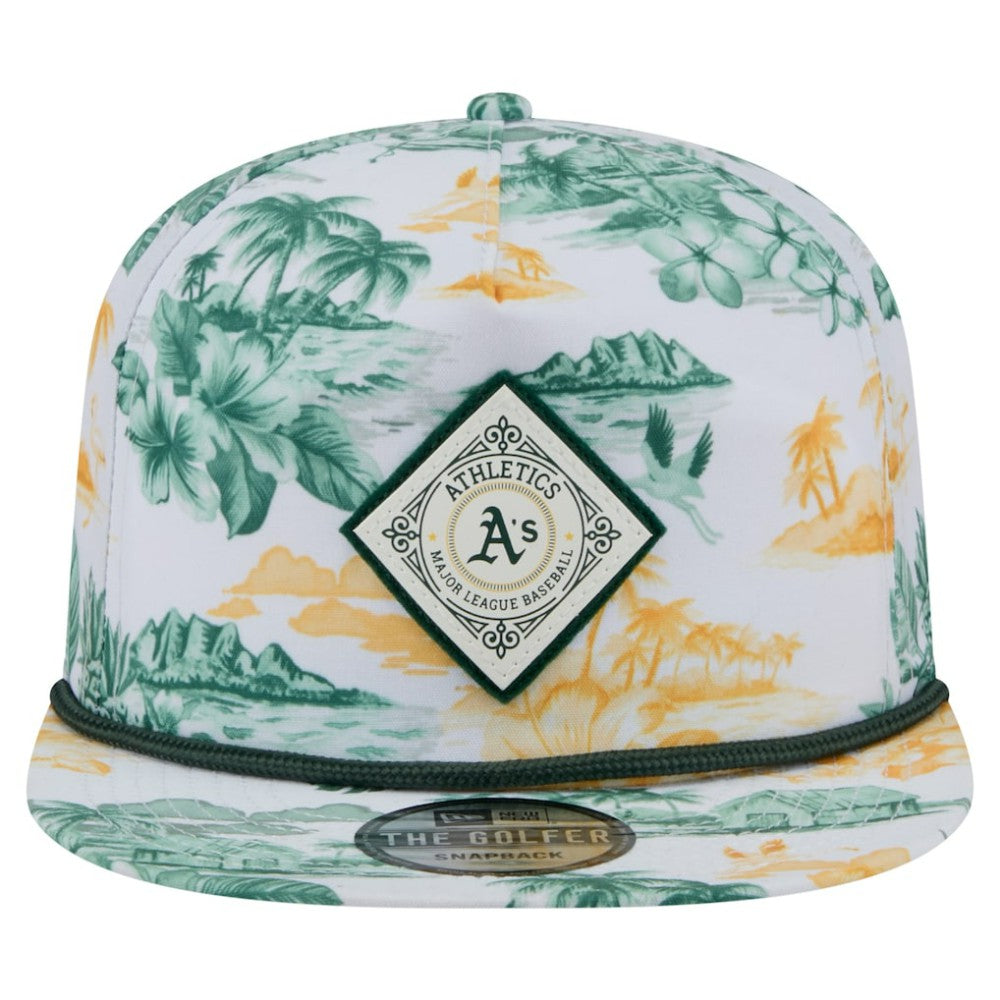 Athletics New Era Printed Island Golfer Snapback Hat | MLB Online
