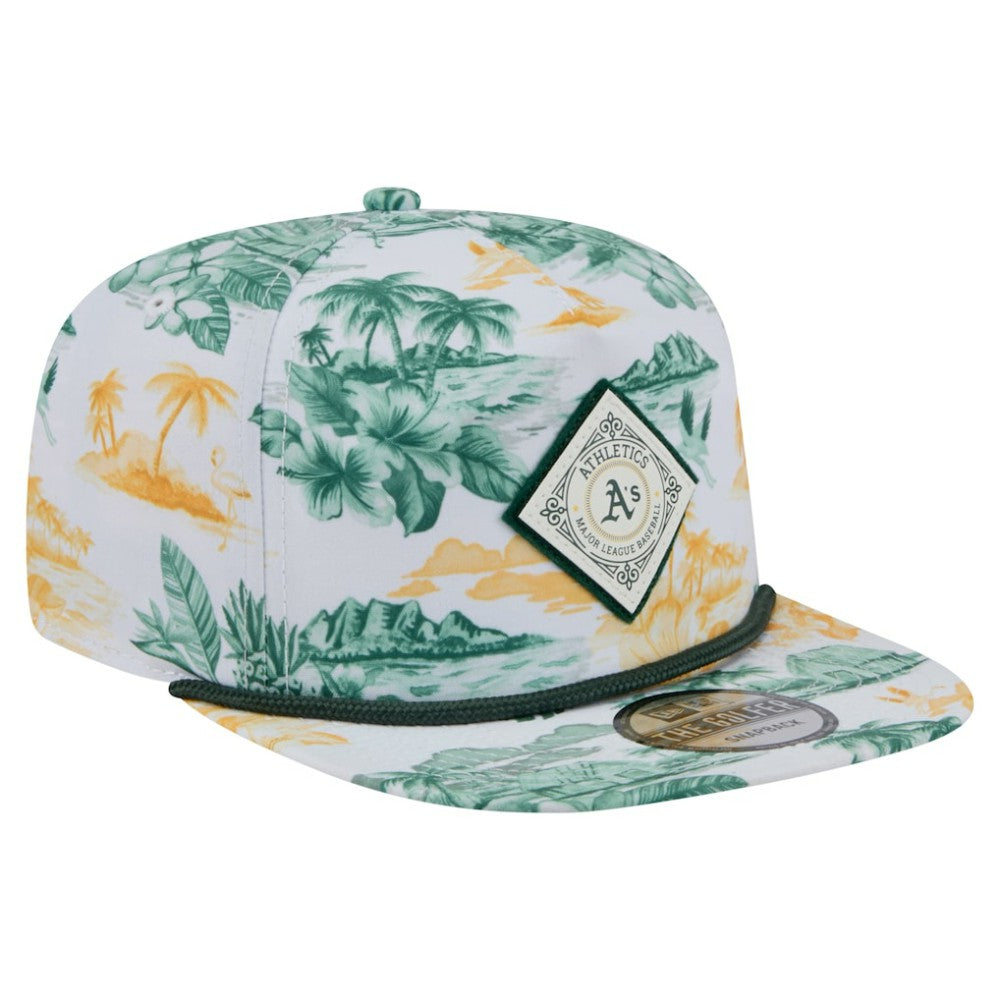 Athletics New Era Printed Island Golfer Snapback Hat | MLB Online